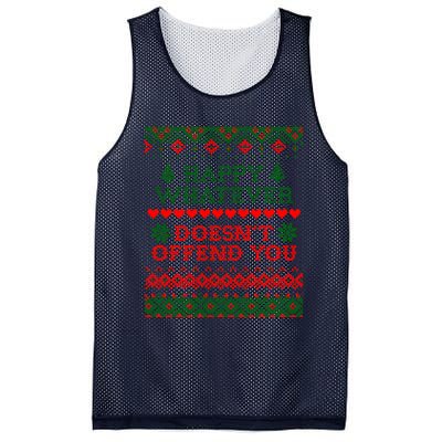 Funny Christmas Happy Whatever Mesh Reversible Basketball Jersey Tank