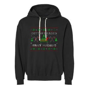 Funny Cotton Headed Ninny Muggins Elf Christmas Garment-Dyed Fleece Hoodie