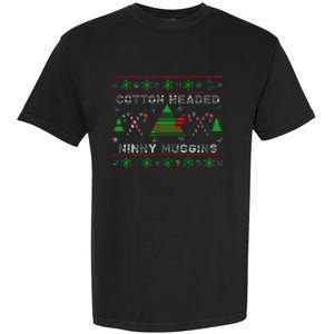 Funny Cotton Headed Ninny Muggins Elf Christmas Garment-Dyed Heavyweight T-Shirt