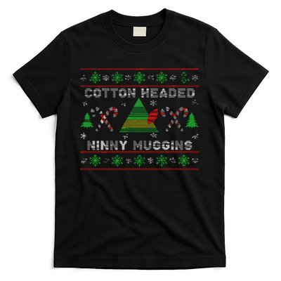 Funny Cotton Headed Ninny Muggins Elf Christmas T-Shirt