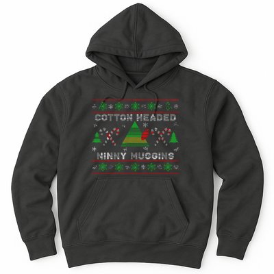Funny Cotton Headed Ninny Muggins Elf Christmas Hoodie