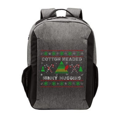 Funny Cotton Headed Ninny Muggins Elf Christmas Vector Backpack