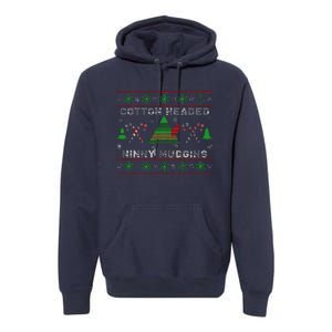 Funny Cotton Headed Ninny Muggins Elf Christmas Premium Hoodie