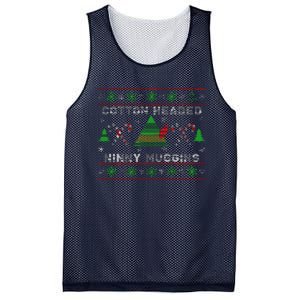 Funny Cotton Headed Ninny Muggins Elf Christmas Mesh Reversible Basketball Jersey Tank