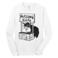 funny Cat Hissing Booth Free Hisses Tall Long Sleeve T-Shirt