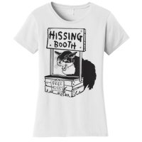 funny Cat Hissing Booth Free Hisses Women's T-Shirt