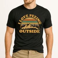 funny Camping Hiking I Love Peeing Outside Cooling Performance Crew T-Shirt