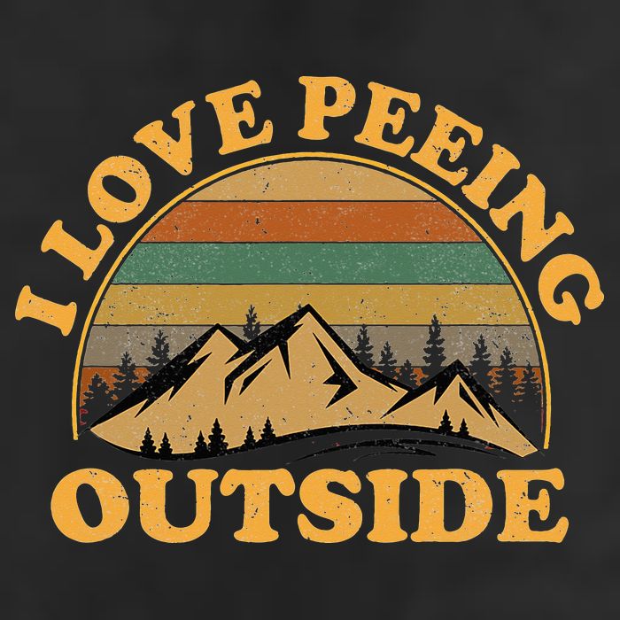 funny Camping Hiking I Love Peeing Outside 11oz C Handle Ceramic Mug