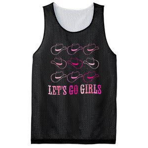 funny Cow Hat Let's Go Western Cowgirls Mesh Reversible Basketball Jersey Tank