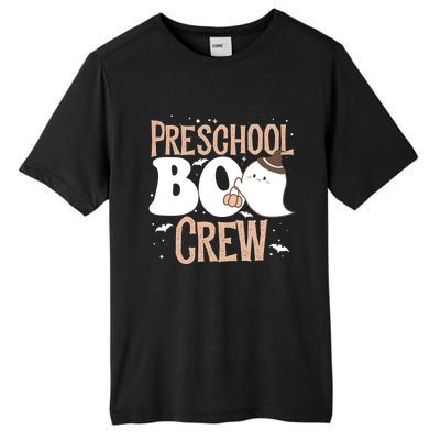 Funny Cute Halloween Preschool Boo Crew Costume Teacher Gift Tall Fusion ChromaSoft Performance T-Shirt