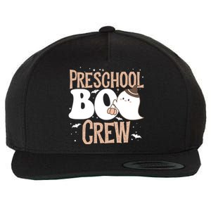 Funny Cute Halloween Preschool Boo Crew Costume Teacher Gift Wool Snapback Cap