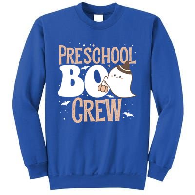 Funny Cute Halloween Preschool Boo Crew Costume Teacher Gift Sweatshirt