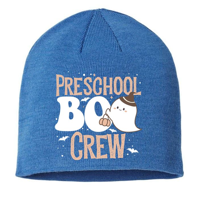 Funny Cute Halloween Preschool Boo Crew Costume Teacher Gift Sustainable Beanie