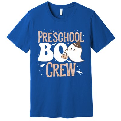 Funny Cute Halloween Preschool Boo Crew Costume Teacher Gift Premium T-Shirt