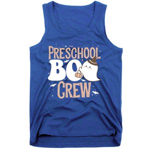 Funny Cute Halloween Preschool Boo Crew Costume Teacher Gift Tank Top