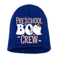 Funny Cute Halloween Preschool Boo Crew Costume Teacher Gift Short Acrylic Beanie