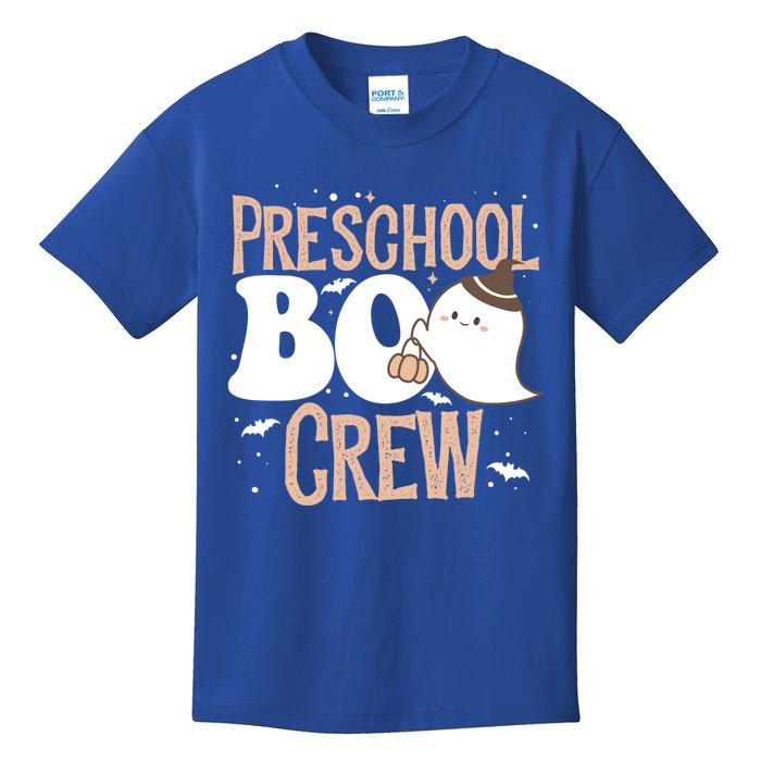 Funny Cute Halloween Preschool Boo Crew Costume Teacher Gift Kids T-Shirt