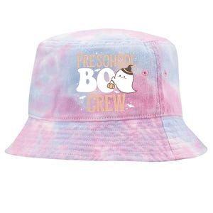 Funny Cute Halloween Preschool Boo Crew Costume Teacher Gift Tie-Dyed Bucket Hat