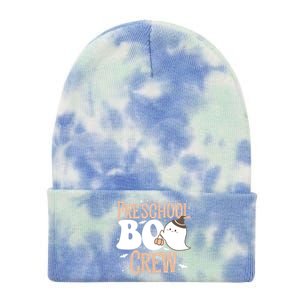 Funny Cute Halloween Preschool Boo Crew Costume Teacher Gift Tie Dye 12in Knit Beanie