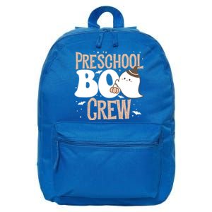 Funny Cute Halloween Preschool Boo Crew Costume Teacher Cool Gift 16 in Basic Backpack