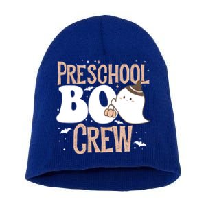 Funny Cute Halloween Preschool Boo Crew Costume Teacher Cool Gift Short Acrylic Beanie