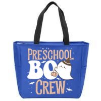 Funny Cute Halloween Preschool Boo Crew Costume Teacher Cool Gift Zip Tote Bag