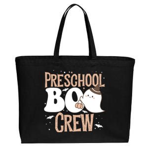 Funny Cute Halloween Preschool Boo Crew Costume Teacher Cool Gift Cotton Canvas Jumbo Tote