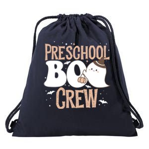 Funny Cute Halloween Preschool Boo Crew Costume Teacher Cool Gift Drawstring Bag