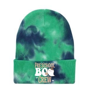 Funny Cute Halloween Preschool Boo Crew Costume Teacher Cool Gift Tie Dye 12in Knit Beanie