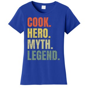 Funny Cook Hero Myth Legend Best Job Cook Gift Women's T-Shirt