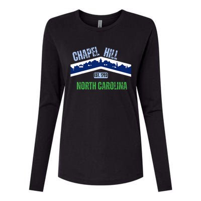 Flag Chapel Hill North Carolina Nc Vintage Womens Cotton Relaxed Long Sleeve T-Shirt