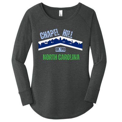 Flag Chapel Hill North Carolina Nc Vintage Women's Perfect Tri Tunic Long Sleeve Shirt