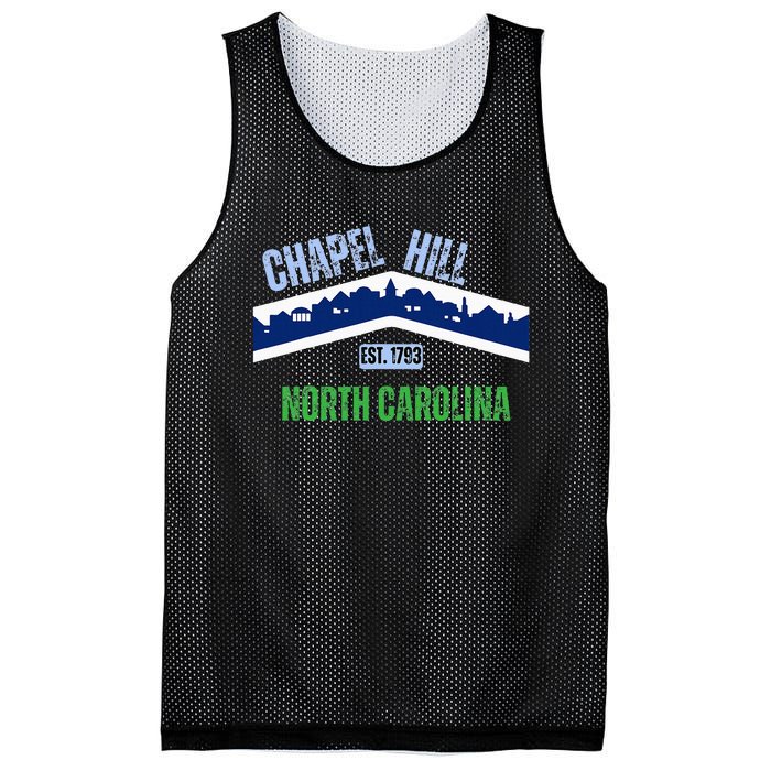 Flag Chapel Hill North Carolina Nc Vintage Mesh Reversible Basketball Jersey Tank