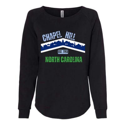 Flag Chapel Hill North Carolina Nc Vintage Womens California Wash Sweatshirt