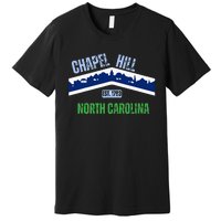 Flag Chapel Hill North Carolina Nc Vintage Premium T-Shirt