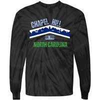 Flag Chapel Hill North Carolina Nc Vintage Tie-Dye Long Sleeve Shirt