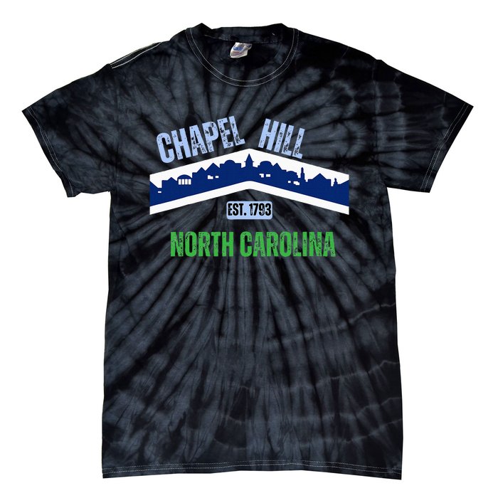 Flag Chapel Hill North Carolina Nc Vintage Tie-Dye T-Shirt