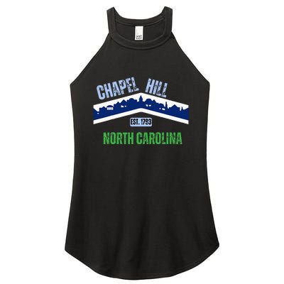 Flag Chapel Hill North Carolina Nc Vintage Women's Perfect Tri Rocker Tank