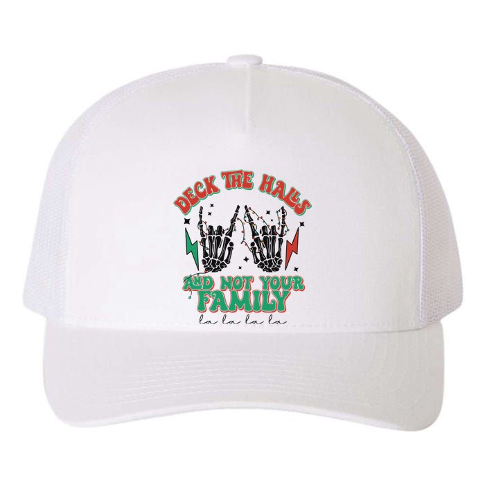 Funny Christmas Happy Holidays Yupoong Adult 5-Panel Trucker Hat