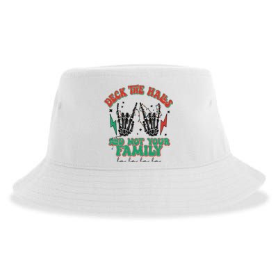 Funny Christmas Happy Holidays Sustainable Bucket Hat