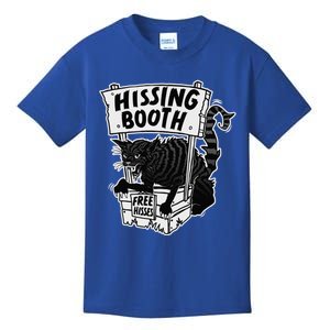 Funny Cat Hissing Booth For Cat Moms And Cat Dads Cool Gift Kids T-Shirt