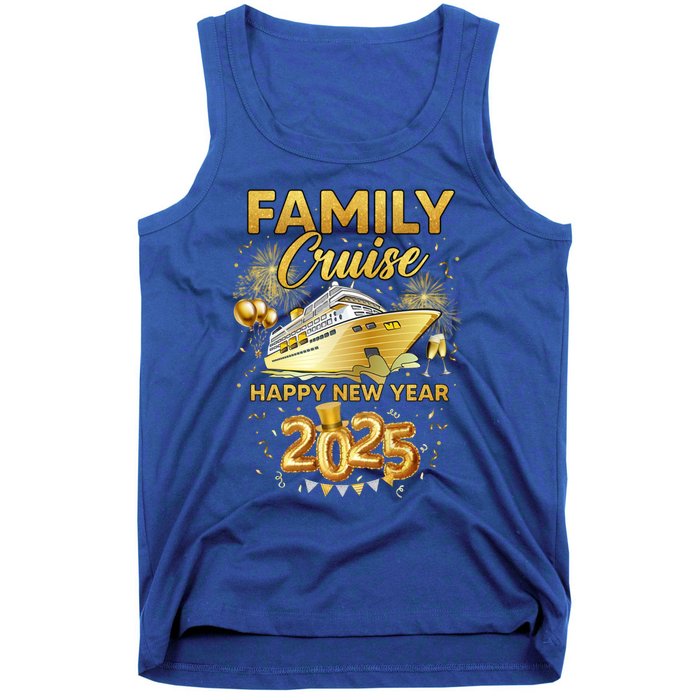 Family Cruise Happy New Year Decorations 2025 New Year Trip Cool Gift Tank Top