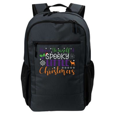 Funny Christmas Have Yourself A Spooky Little Christmas Spooky Goth Christmas Daily Commute Backpack