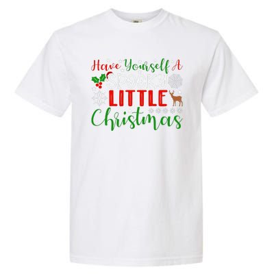 Funny Christmas Have Yourself A Spooky Little Christmas Spooky Goth Merry Christ Garment-Dyed Heavyweight T-Shirt