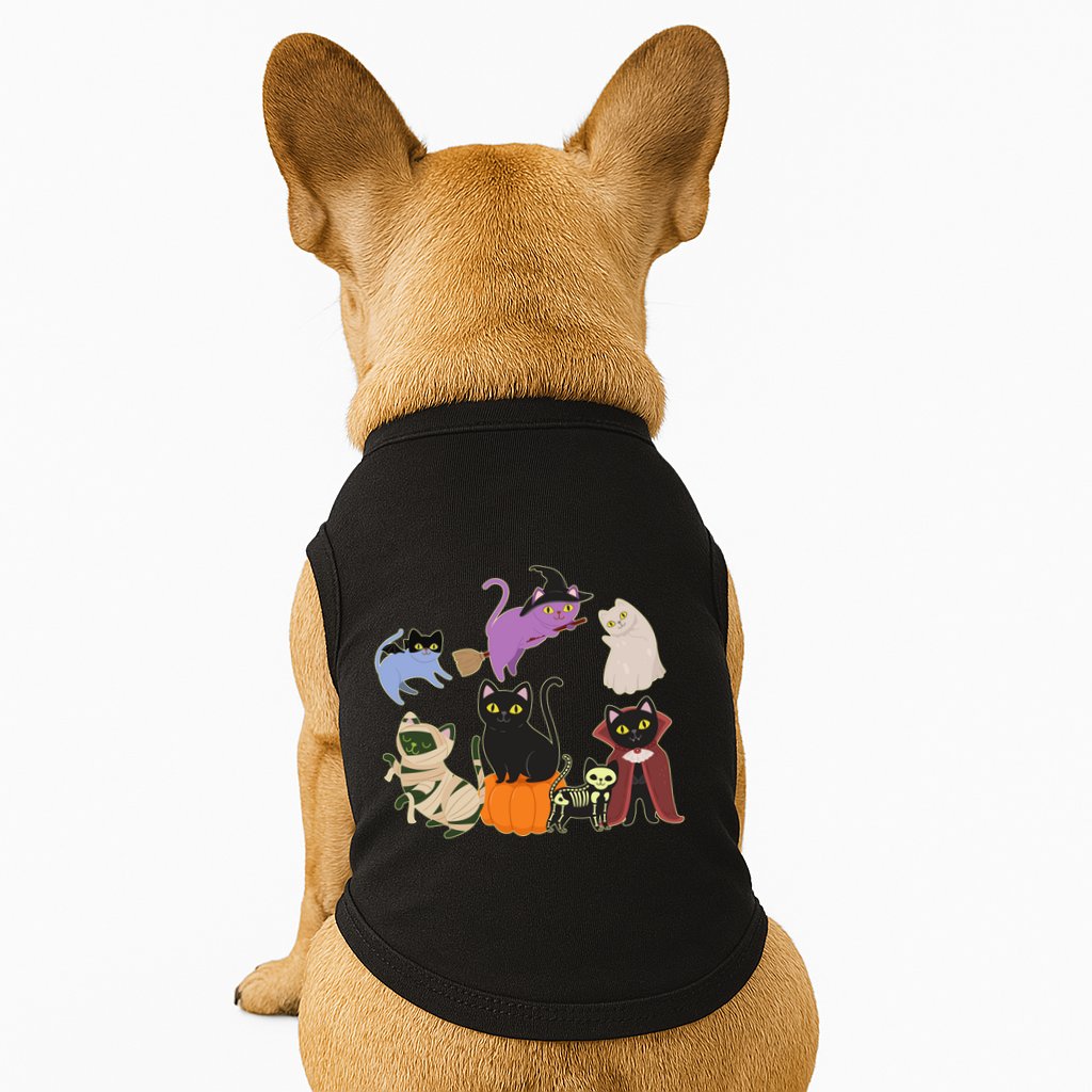 Funny Cute Halloween Costume Cats Kitties Doggie Tank