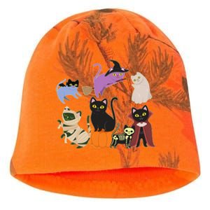 Funny Cute Halloween Costume Cats Kitties Kati - Camo Knit Beanie