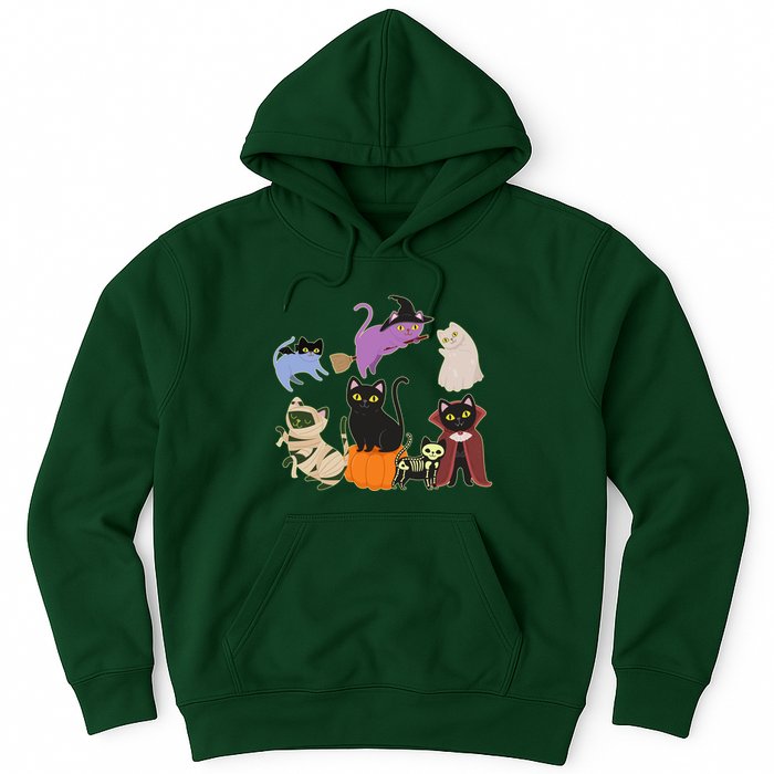 Funny Cute Halloween Costume Cats Kitties Hoodie