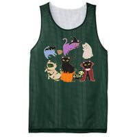 Funny Cute Halloween Costume Cats Kitties Mesh Reversible Basketball Jersey Tank