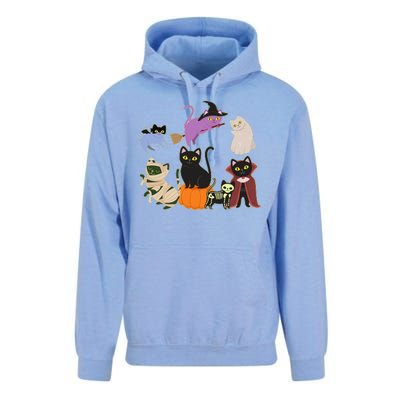 Funny Cute Halloween Costume Cats Kitties Unisex Surf Hoodie