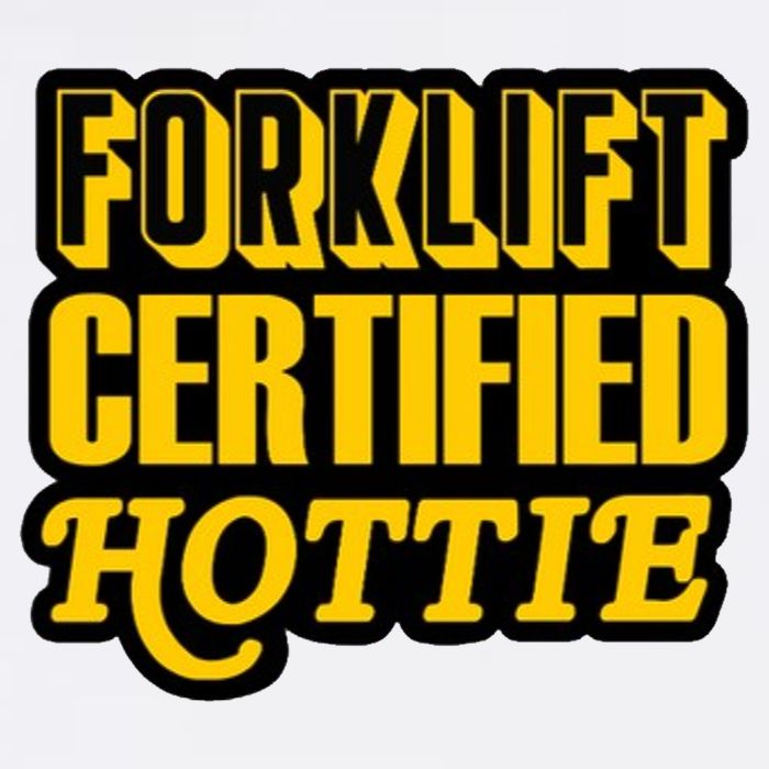 Forklift Certified Hottie Adult Drive Performance Visor